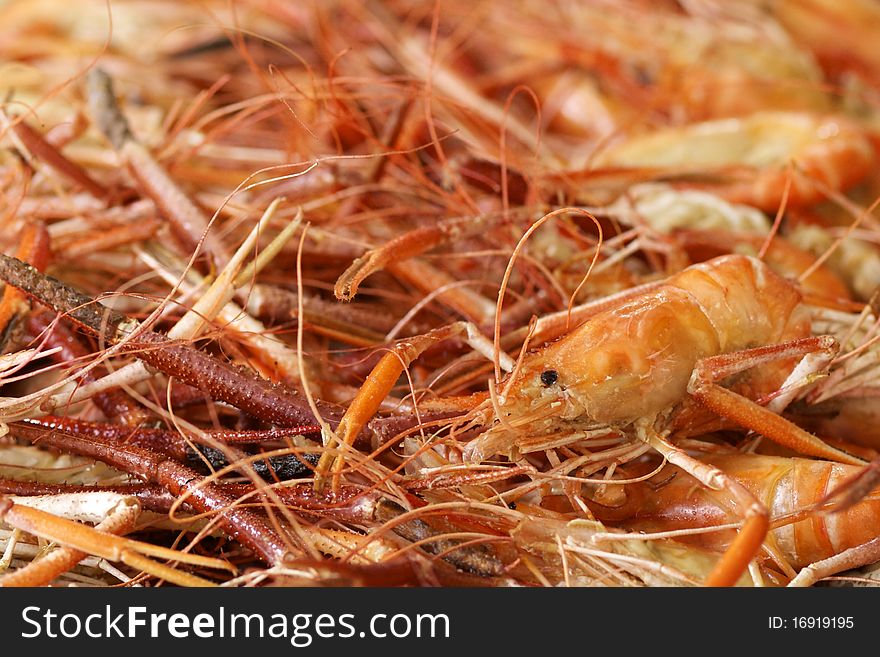 Delicious grilled shrimp for a large party feast