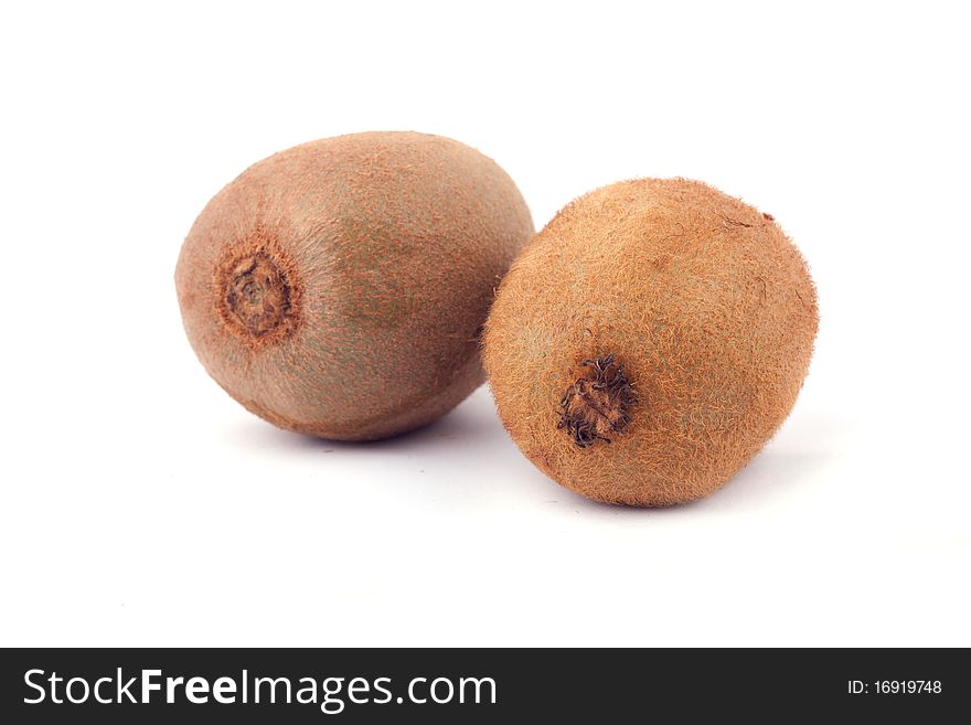 Two Whole Kiwifruits