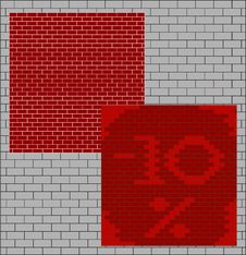 Red Brick Walls Set Stock Photos Red Brick Walls Set Stock Photos