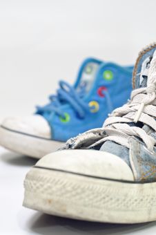 Old, Dirty Sneakers Royalty Free Stock Image Old, Dirty Sneakers Royalty Free Stock Image