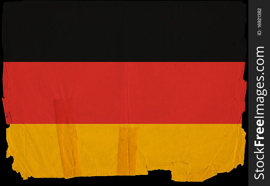 Old Vintage Flag Germany