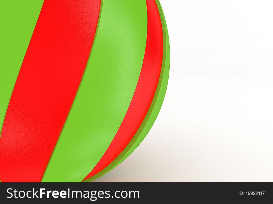 3D abstract background sphere ball