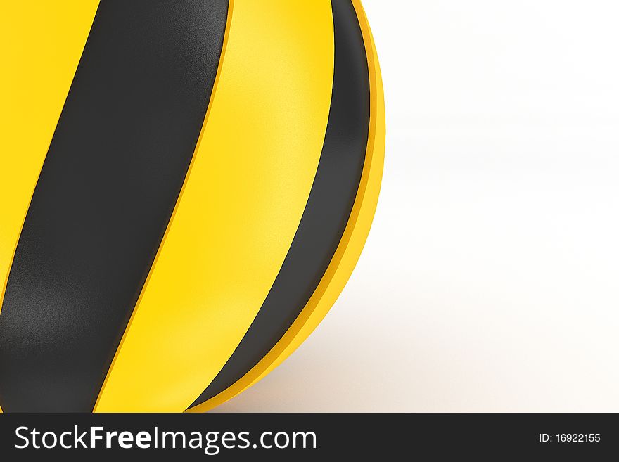 3D abstract background sphere ball