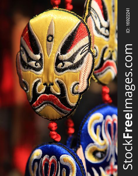 Face masks for Peking opera