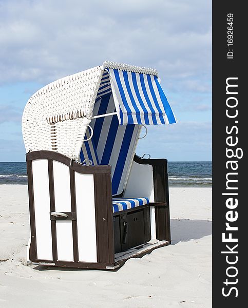 Beach Chair in the Sunlight - Holidays Concept at the Ocean