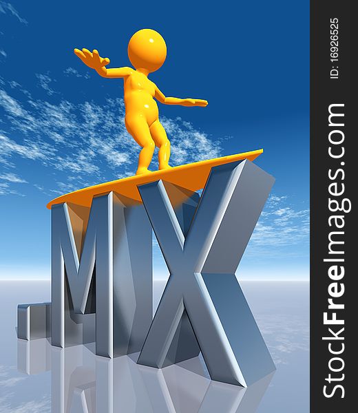 MX Top Level Domain of Mexiko