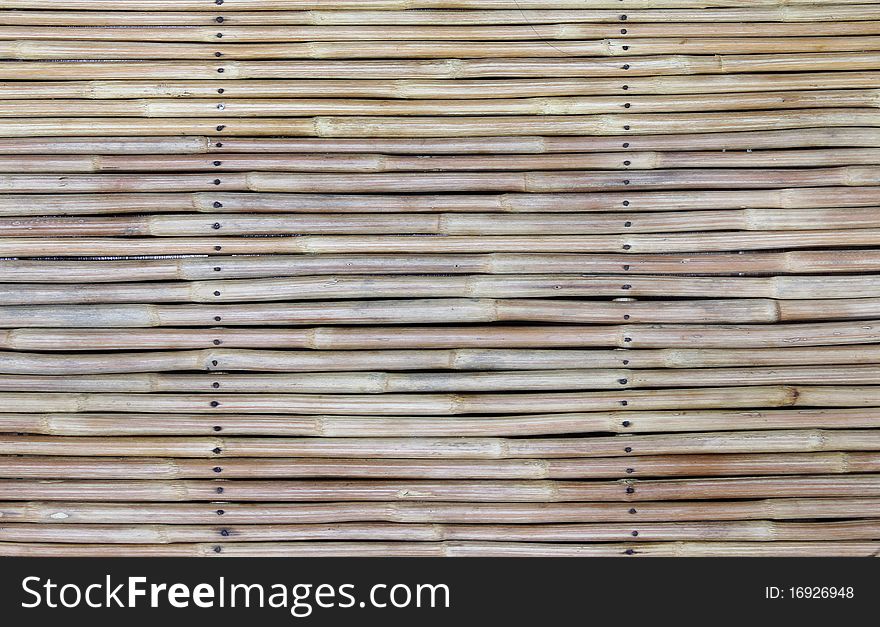 Rattan Texture With Tack For Background