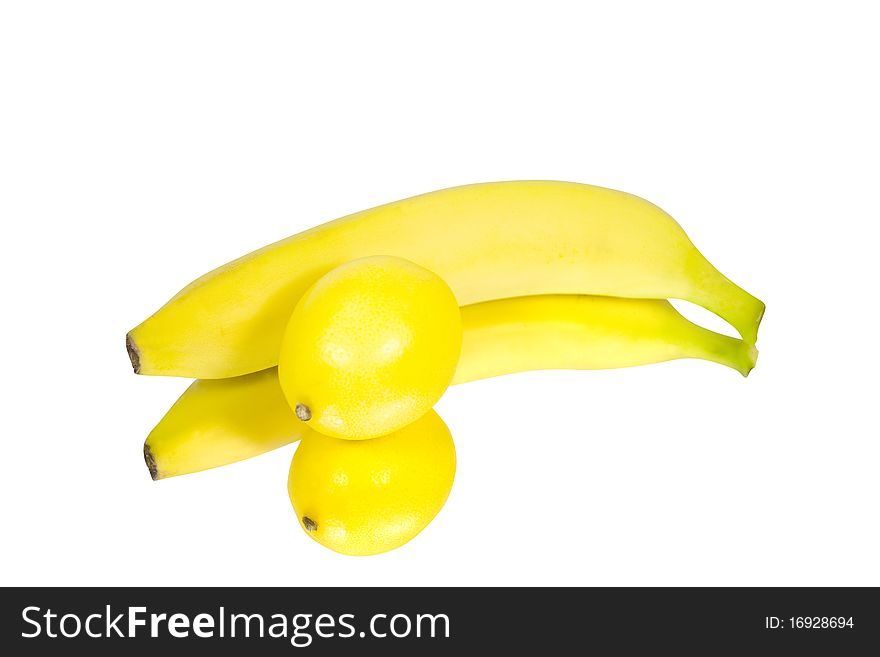 Yellow lemon and banana insulated