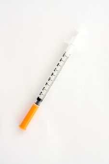 Small Hypodermic Syringe. Stock Image