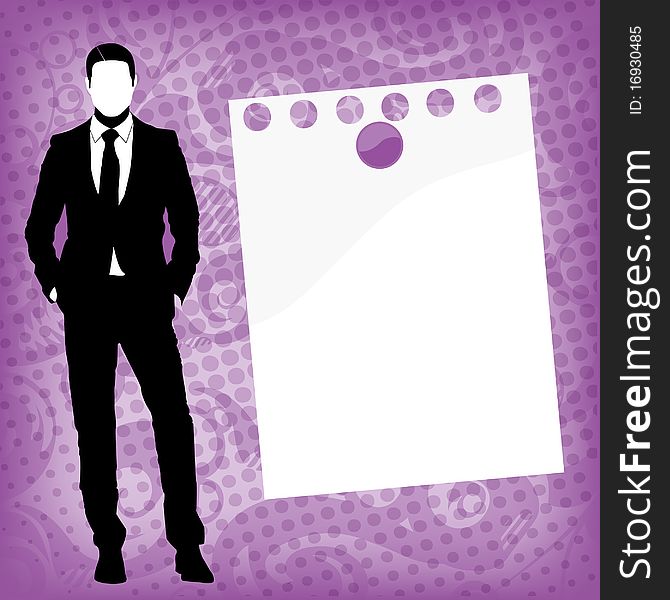 Business theme background concept, business men