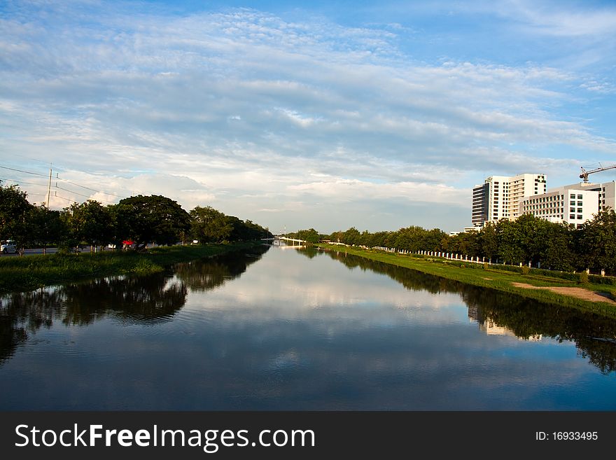 Landscape of the urban city. Landscape of the urban city