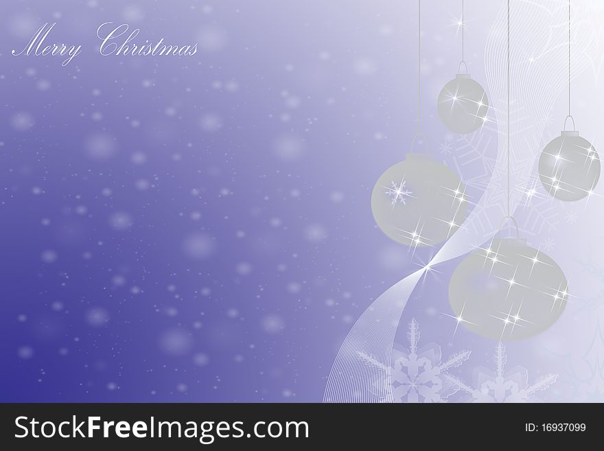 Abstract Christmas decoration background