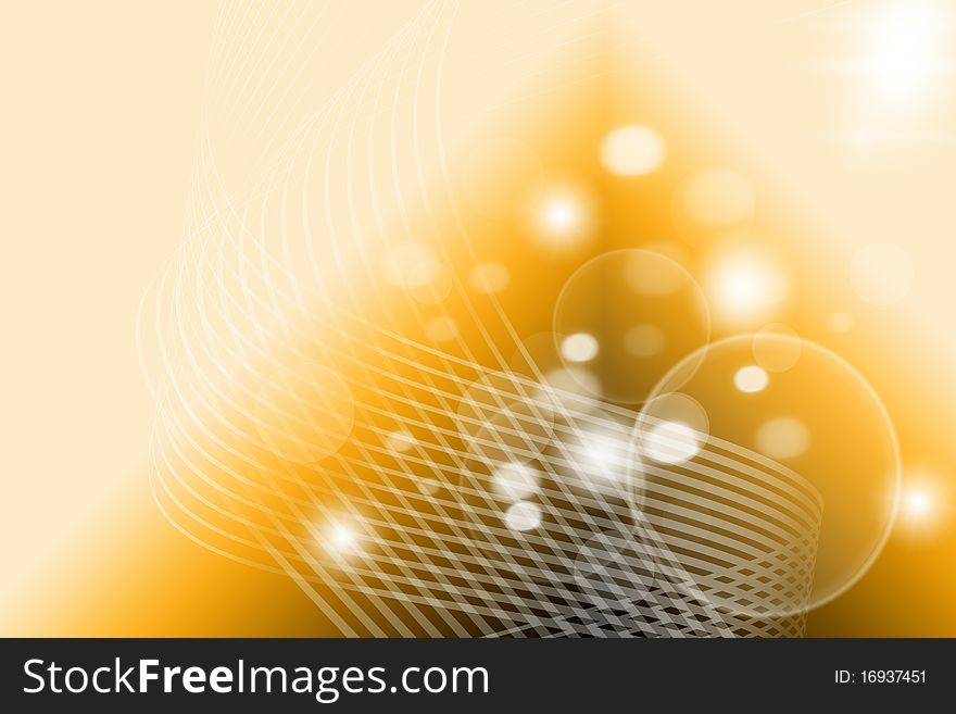 Abstract background with beautiful bubble lights