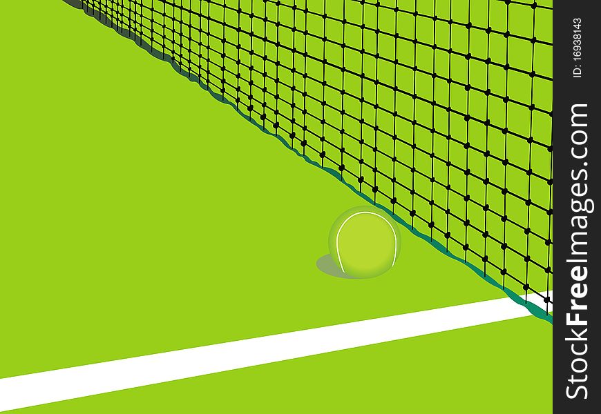 This image represents a tennis court. This image represents a tennis court