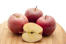 Halved Apple Royalty Free Stock Photo Halved Apple Royalty Free Stock Photo