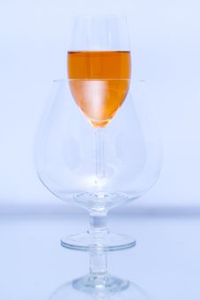 Glass In Glass Royalty Free Stock Images Glass In Glass Royalty Free Stock Images