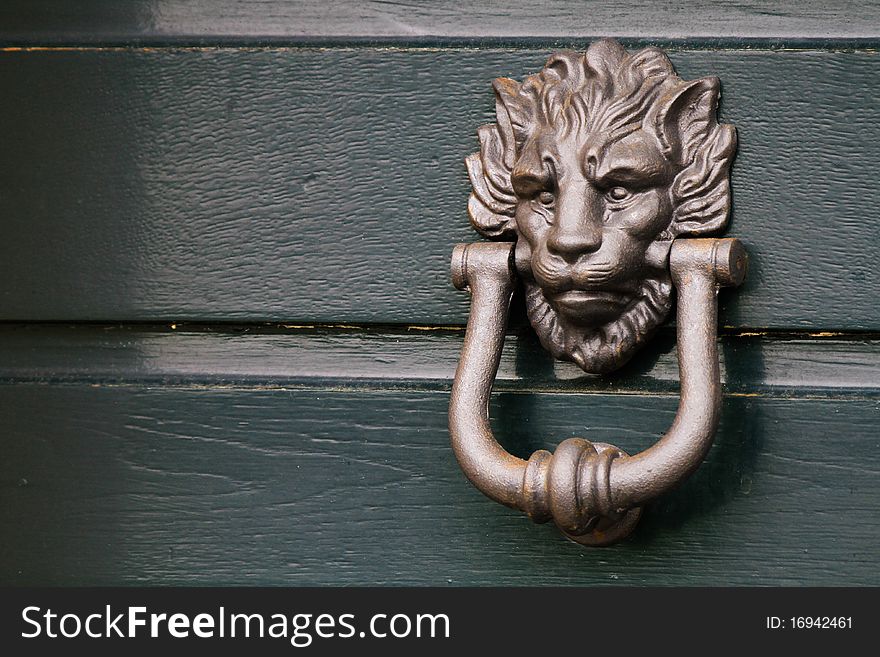 Great Italian Lion Door Knocker. Great Italian Lion Door Knocker