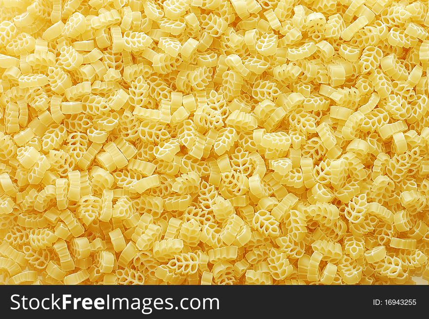 Detail of Macaroni pasta as a background