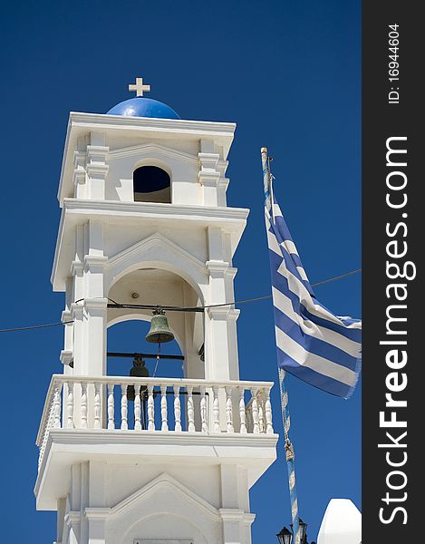 Church bells on Santorini island, Greece