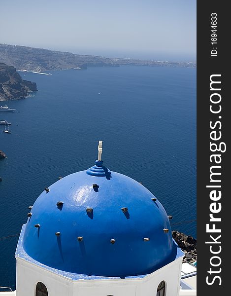 Church bells on Santorini island