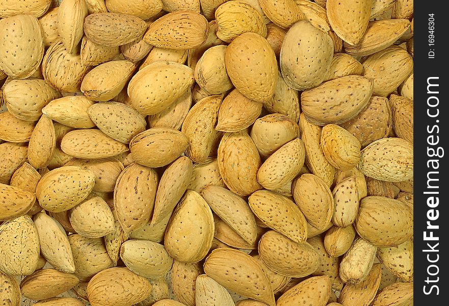 Texture from pistachios (almonds), close up. Texture from pistachios (almonds), close up