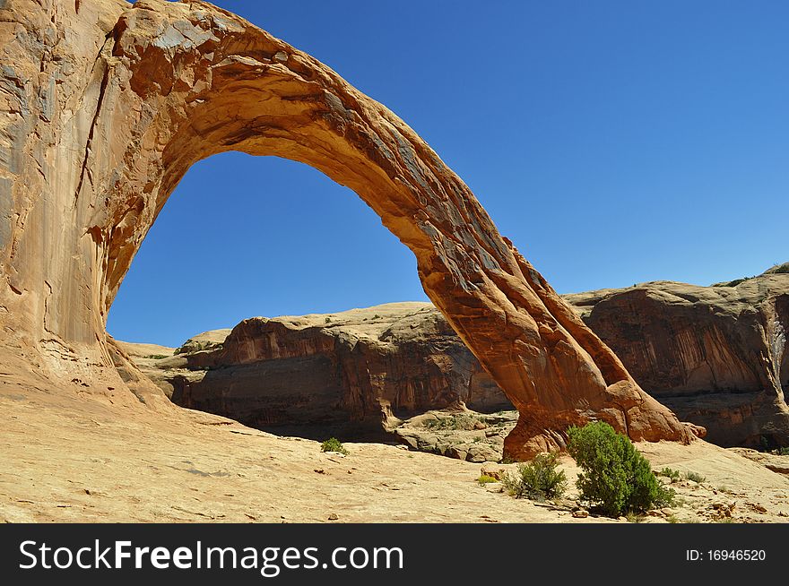 Corona Arch in Moab Utah on Road 279