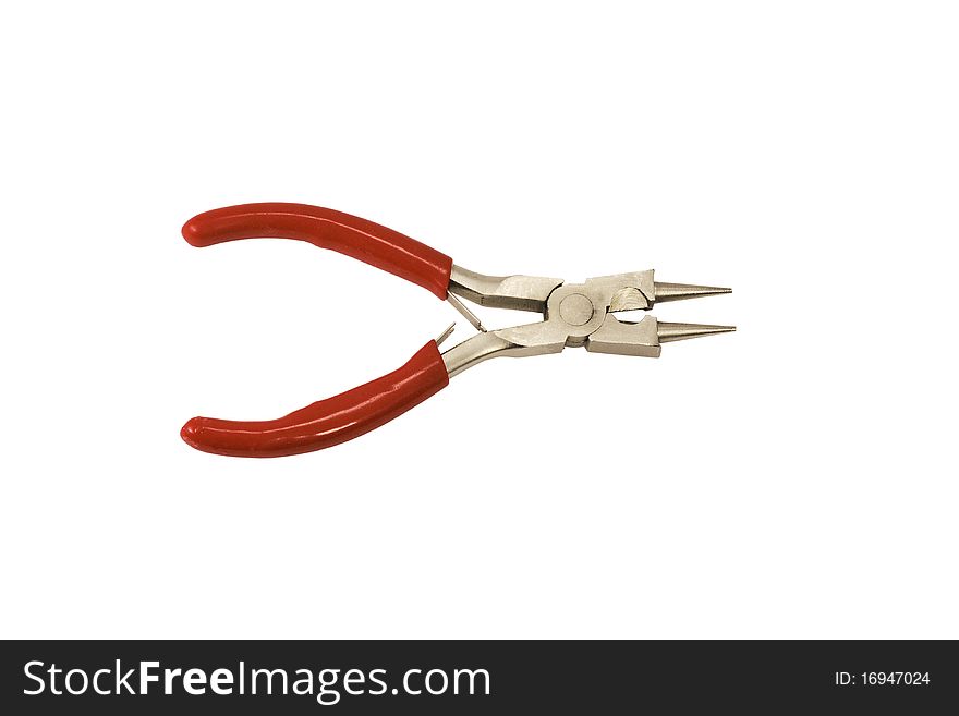 Pliers isolated on white background