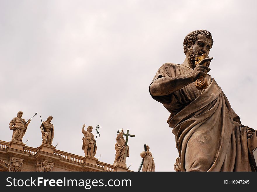 Statue of St. Peter in Vatican (Rome)