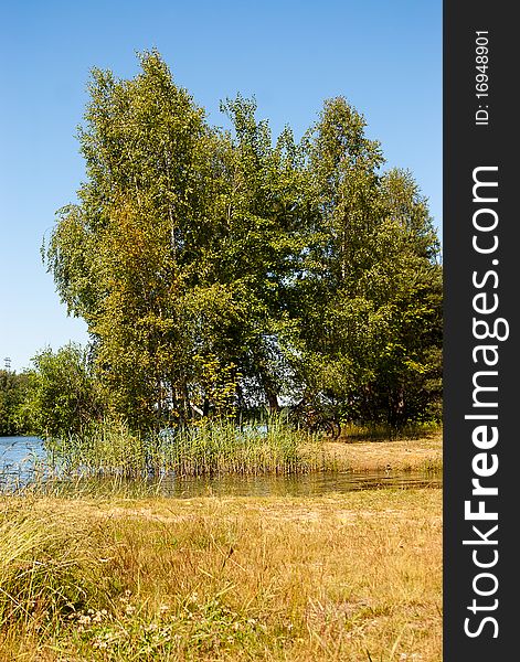 Beautiful lake view, silesia refion in Poland. Beautiful lake view, silesia refion in Poland