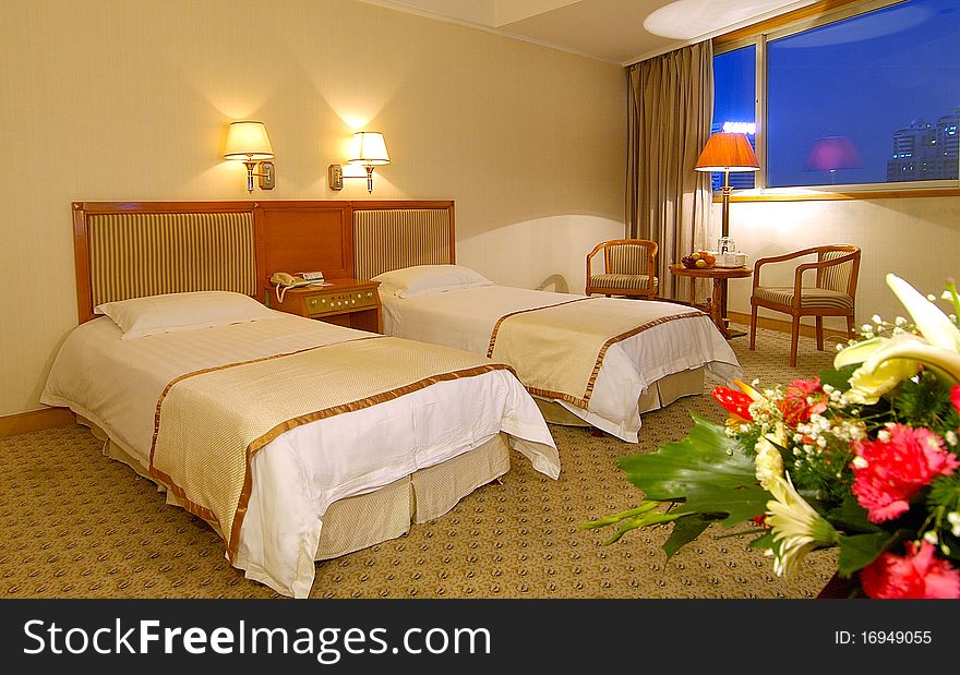Standard double room luxury hotel