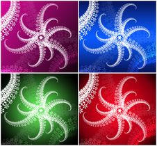 Set From Four Colored Wallpapers Royalty Free Stock Photo Set From Four Colored Wallpapers Royalty Free Stock Photo