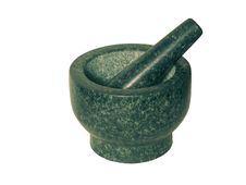Stone Mortar For Grinding Spices And Ingredients. Stock Photography