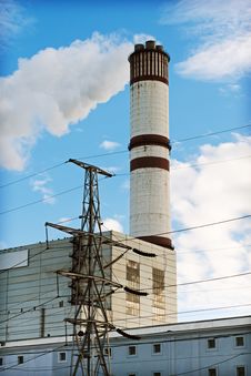 Power Plant Royalty Free Stock Photo Power Plant Royalty Free Stock Photo