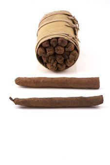 Hand Rolled Cigars Royalty Free Stock Photo Hand Rolled Cigars Royalty Free Stock Photo