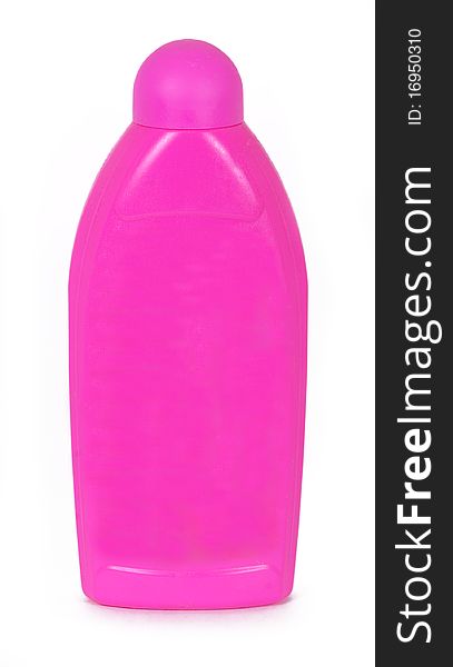 Pink Detergent Bottle