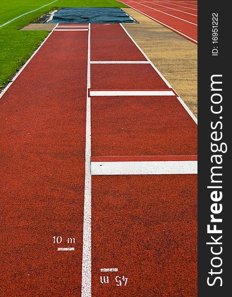 Athletics Track Lane