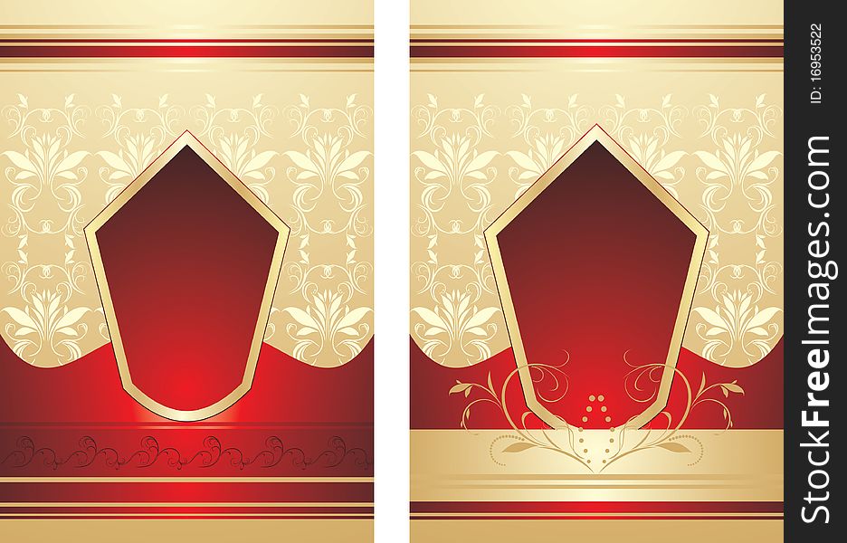 Decorative backgrounds for wrapping. Illustration