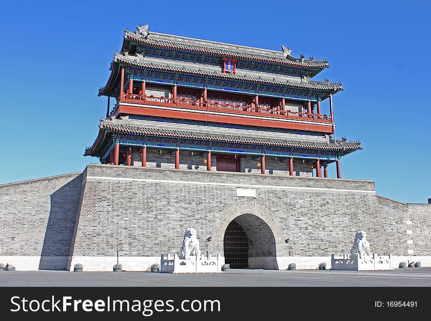 YongDing Gate in BeiJing China