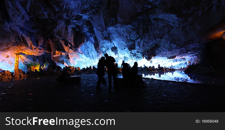The seven stars reed flute cave guilin china. The seven stars reed flute cave guilin china