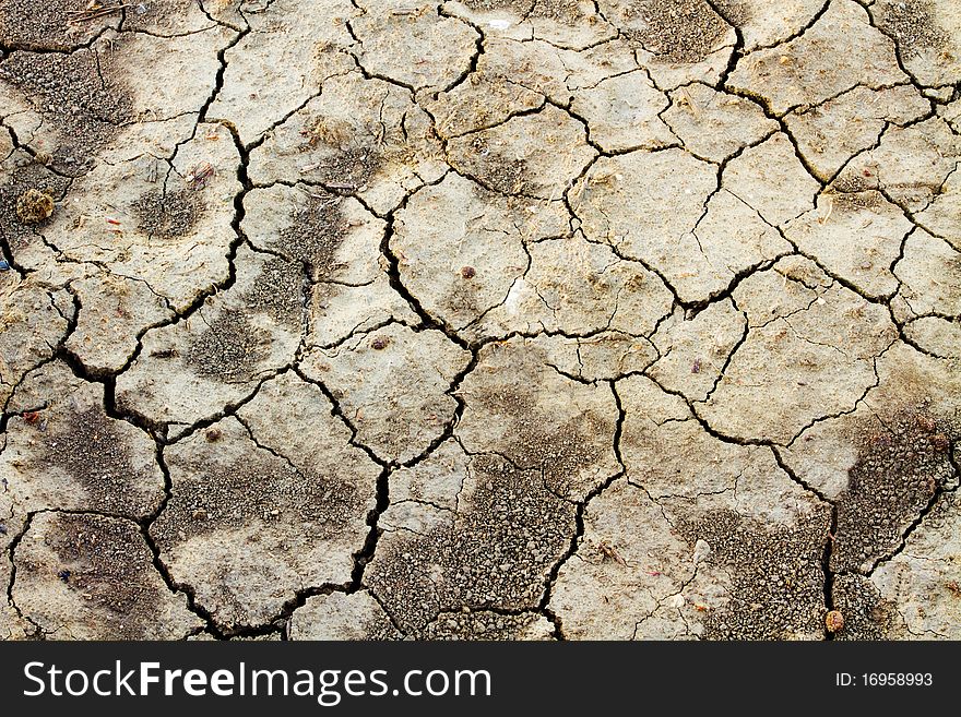 Dried earth as a symbol for climate change. Dried earth as a symbol for climate change.