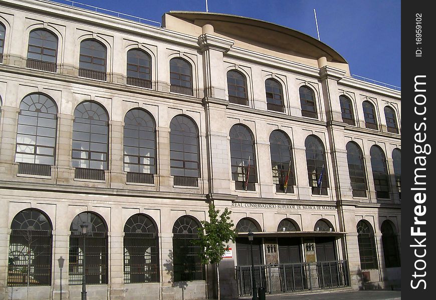 Historic buiding and museum in madrid
