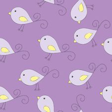 Seamless Illustration With Birds Stock Images Seamless Illustration With Birds Stock Images