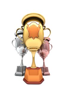 Sport Winning Cups Stock Image Sport Winning Cups Stock Image
