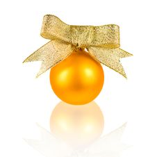 Christmas Decoration Isolated On The White Backgro Stock Images