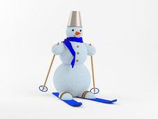 The Snowman Royalty Free Stock Photo The Snowman Royalty Free Stock Photo