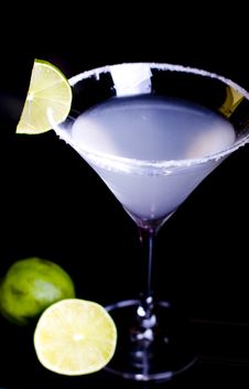 Margaritas With Lime Royalty Free Stock Photo