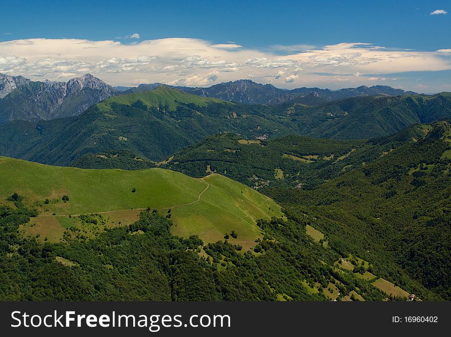 View From Monte Generoso
