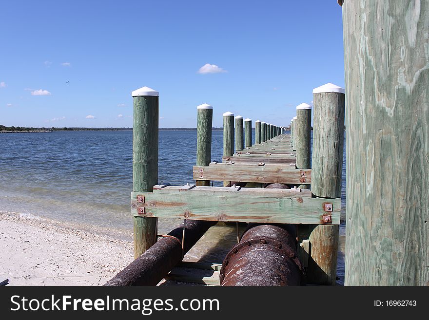 An effluent outfall discharges to the St. Johns River near Mayport Village at Jacksonville, Florida. An effluent outfall discharges to the St. Johns River near Mayport Village at Jacksonville, Florida