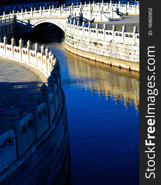 There are river named JinShui in Forbidden City. There are river named JinShui in Forbidden City.