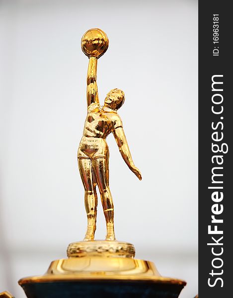 Statue on the trophy award